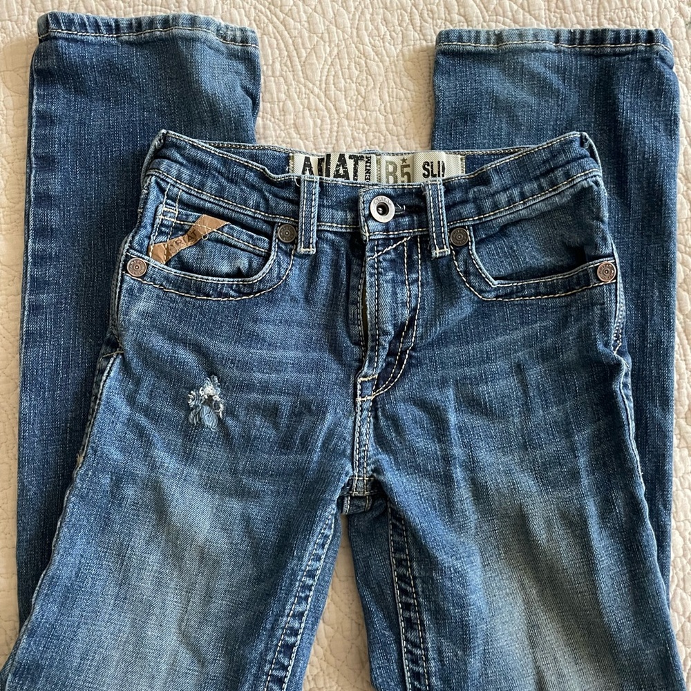 Ariat Kids Blue Distressed Jeans